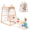 Ascism Jungle Gym Indoor (8 In 1) Wooden Indoor Playground, Toddler Wooden Climbing Toys, Montessori Playset, Gym With Slide, Cl