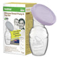 Haakaa Manual Breast Pump Breastfeeding Pump With Food Grade Silicone Cap (Lavender) 4Oz/100Ml