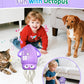Dancing Squid Baby Toy Gifts, Dancing Octopus Tummy Time Toys, Crawling Octopus with Music and Light, Squid Baby Toy for 3 4 5 6
