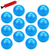 CZBRO 12PCS Bouncy Balls for Kids Toddlers, 7 Inch Sensory Balls Spiky Massage Stress Ball Bulk with Air Pump, Indoor Outdoor Sp