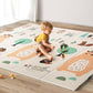 UANLAUO Baby Play Mat,79x 71 Large Mat for Floor,Reversible Floor Mat,Foam Thick&Waterproof,Foldable Playmats for Babies and Tod