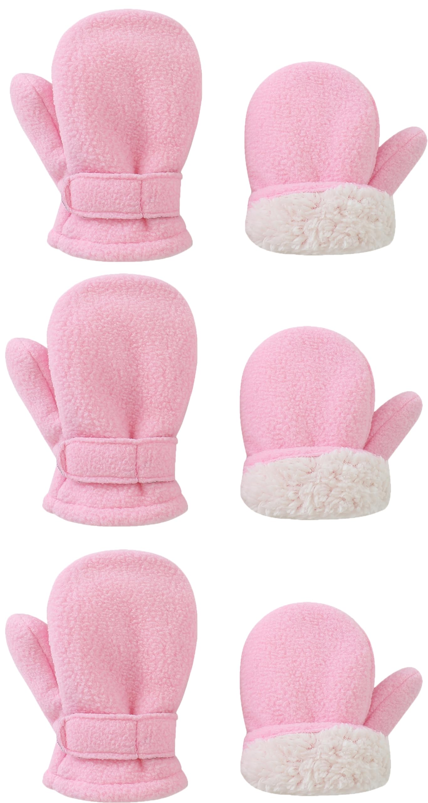 Baby Toddler Mittens Boys Girls Winter Outdoor Gloves Kids Easy-On Fle – Cutebab WBCBBB08P5FGJCZ