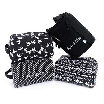 Easy Baby - Diaper, Bottle, And Supplies - Organizer Pouches - Change, Feed, And Dress Me (4 Pack Brooklyn) | Organizing Packing
