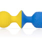 Nuby Silly Rattle Ball Interactive Suction Toys, 2 Piece, Blue/Yellow