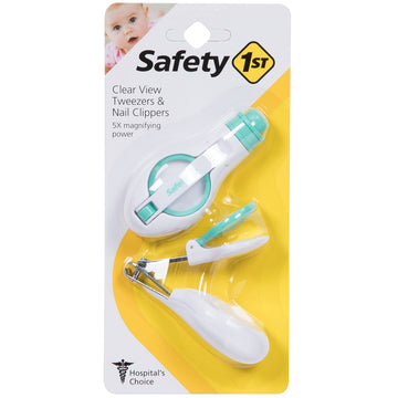 Safety 1St Clear View Tweezer And Nail Clipper Combo , 2 Piece Set