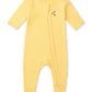 MONICA + ANDY One Piece, 6-9 Months, Ribbed Cookies + Milk, 100% Organic Baby Clothes for Girls & Boys, Zip Up, Sustainable Supe