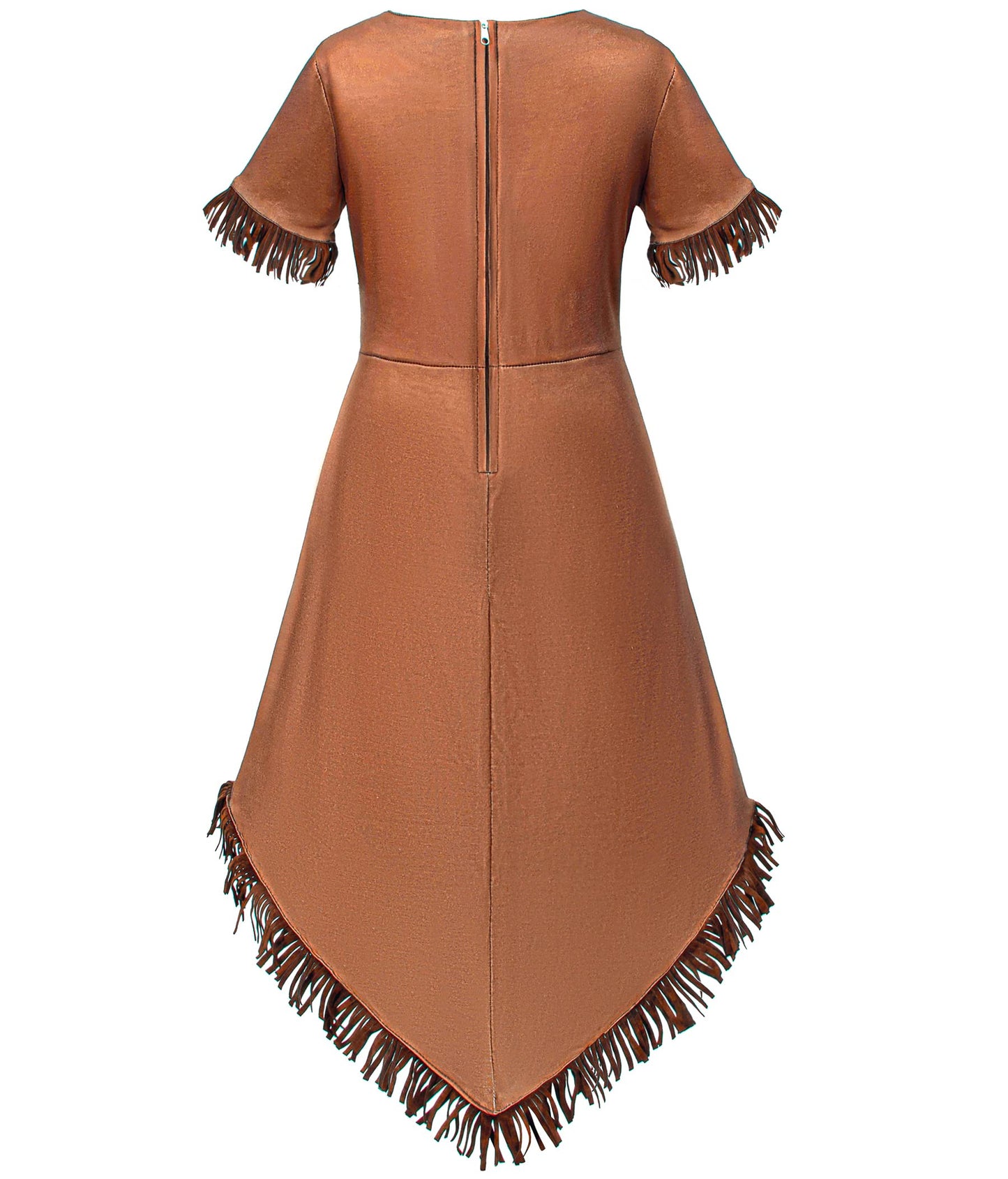 Native American Costume Girls Dress Indigenous American Indians Kids Cosplay 2-3T Brown