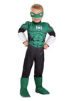 Fun Costumes Toddler'S Deluxe Green Lantern Costume, Superhero Suit, Mask & Accessories For Hero Villain Cosplay Party 4T