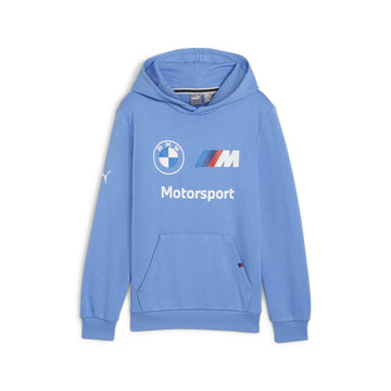 Puma Kid'S Standard Bmw M Motorsport Essentials Hoodie, Blue Skies, Xs