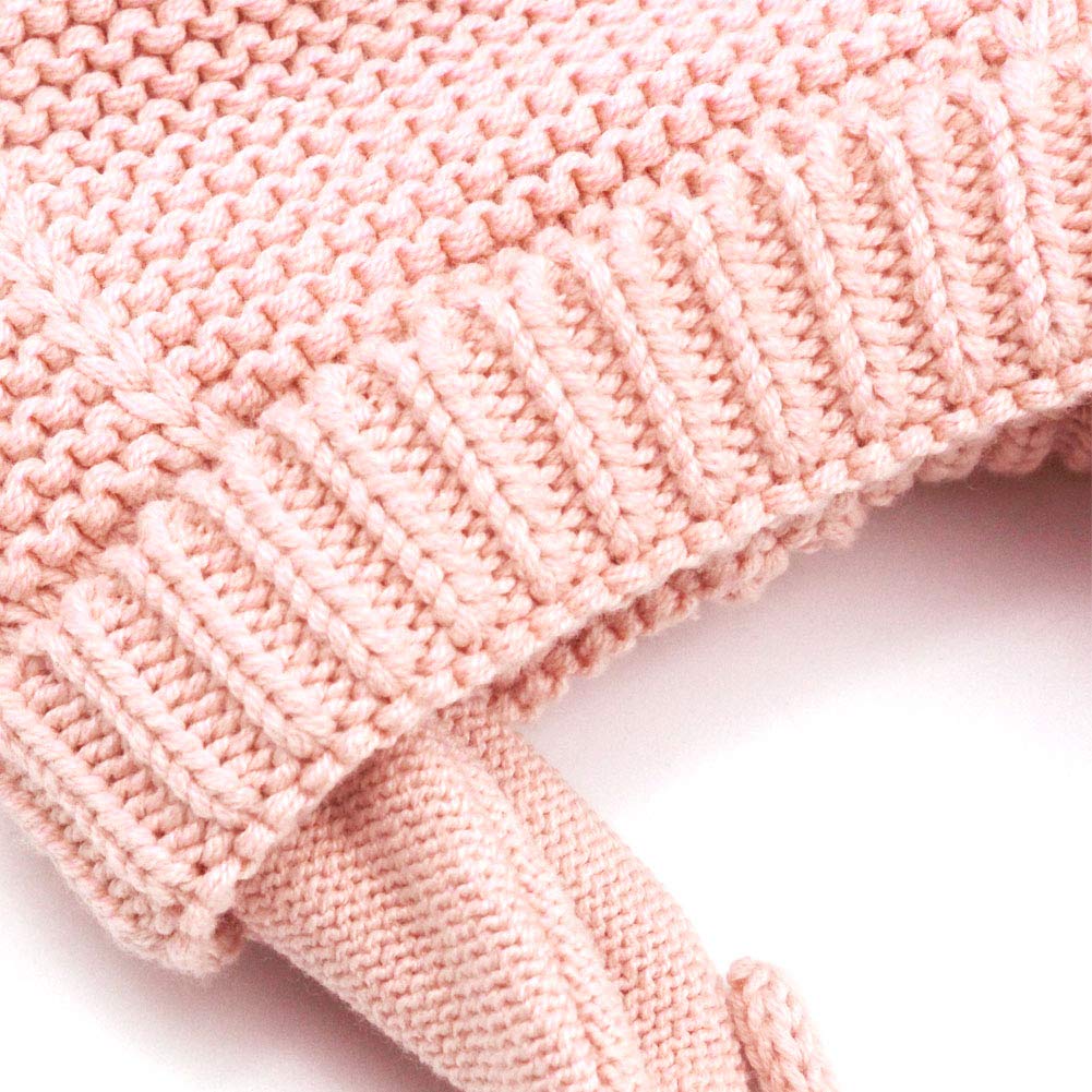 Paladoo Baby Beanie Hat Warm Fleece Lining 6-12 Months Winter Pink