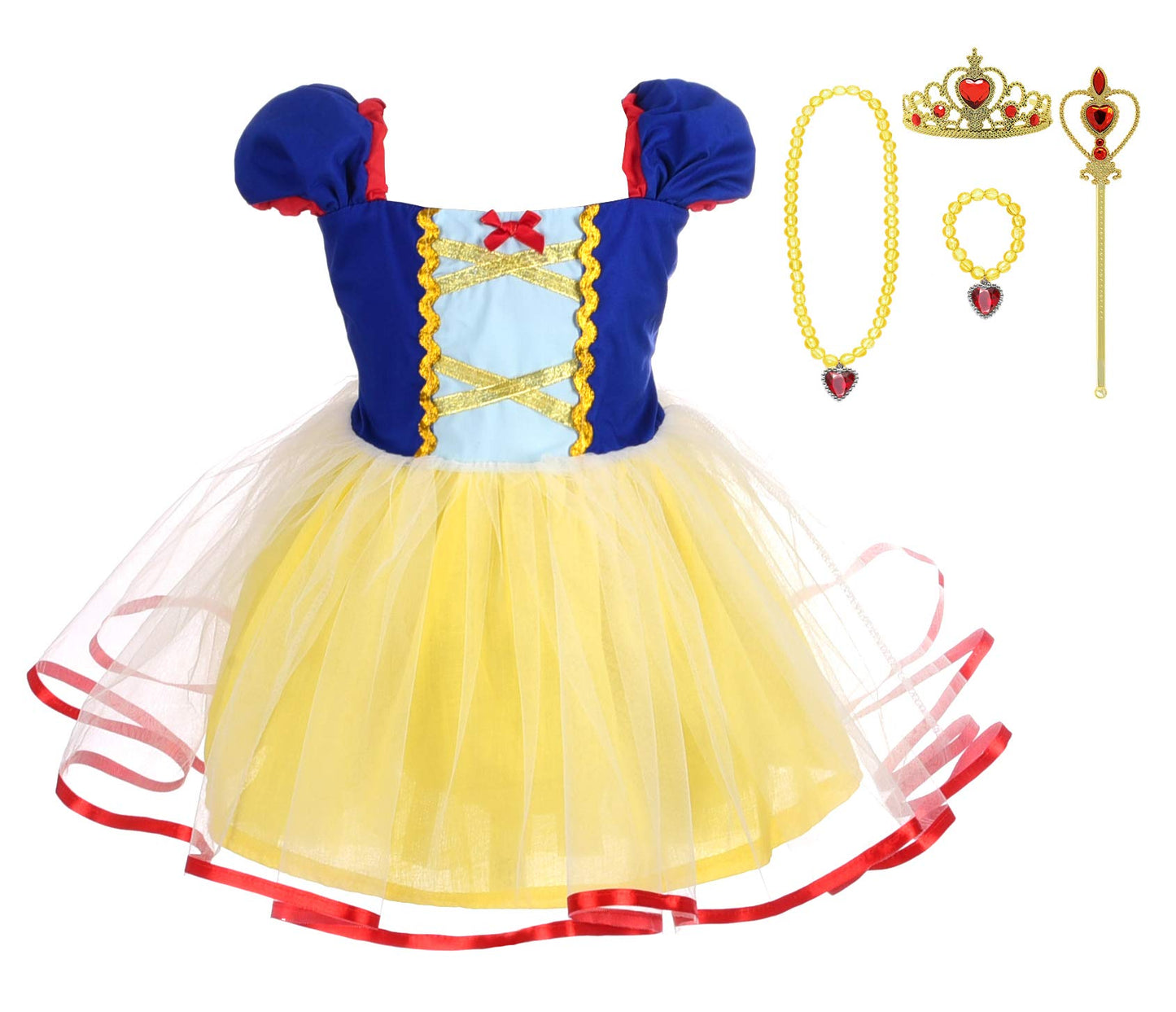Lito Angels Princess Dress Up Costumes For Little Girls Halloween Christmas Fancy Party With Accessories Size 6