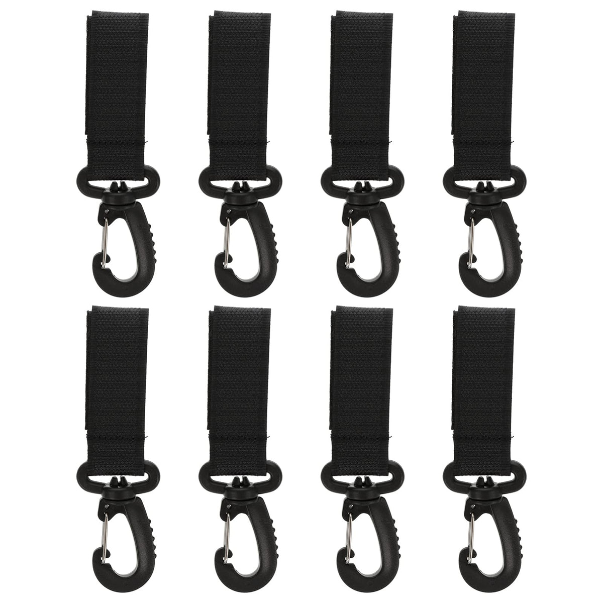 Toyvian 8Pcs Baby Stroller Hooks Stroller Organizer Hooks Clips Mommy Bag Hanger for Hanging Diaper Bags Groceries Purse Clothin