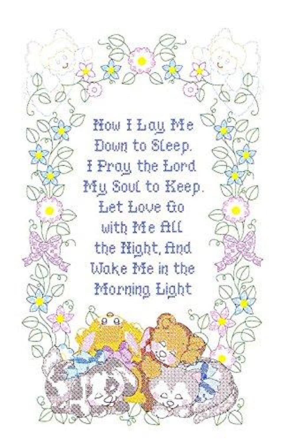 Jack Dempsey Needle ArtNow I Lay Me Down to Sleep Crib Quilt Top