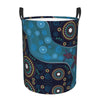 Pevtufa Bohemian Turtle Foldable Laundry Basket Organizer,Fabric Clothes Toy Storage Basket Nursery Hamper Storage Bin For House