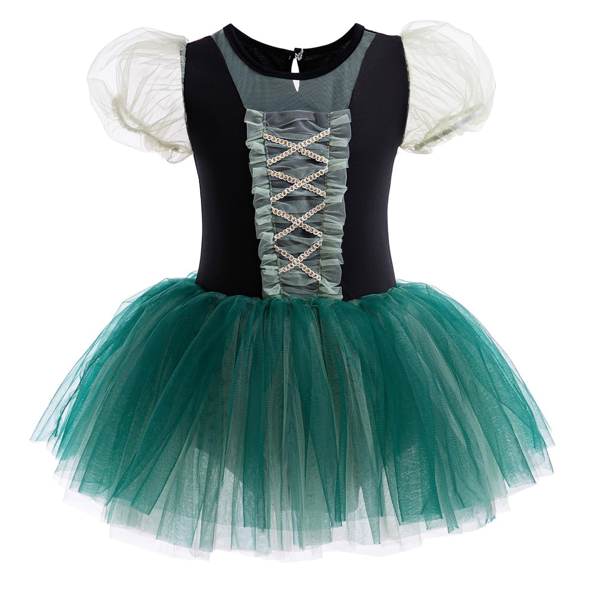 DYMCII Baby Girls Anna Princess Ballet Dress Short Sleeve Leotards Skirted Tutu Halloween Christmas Party Fancy Costume