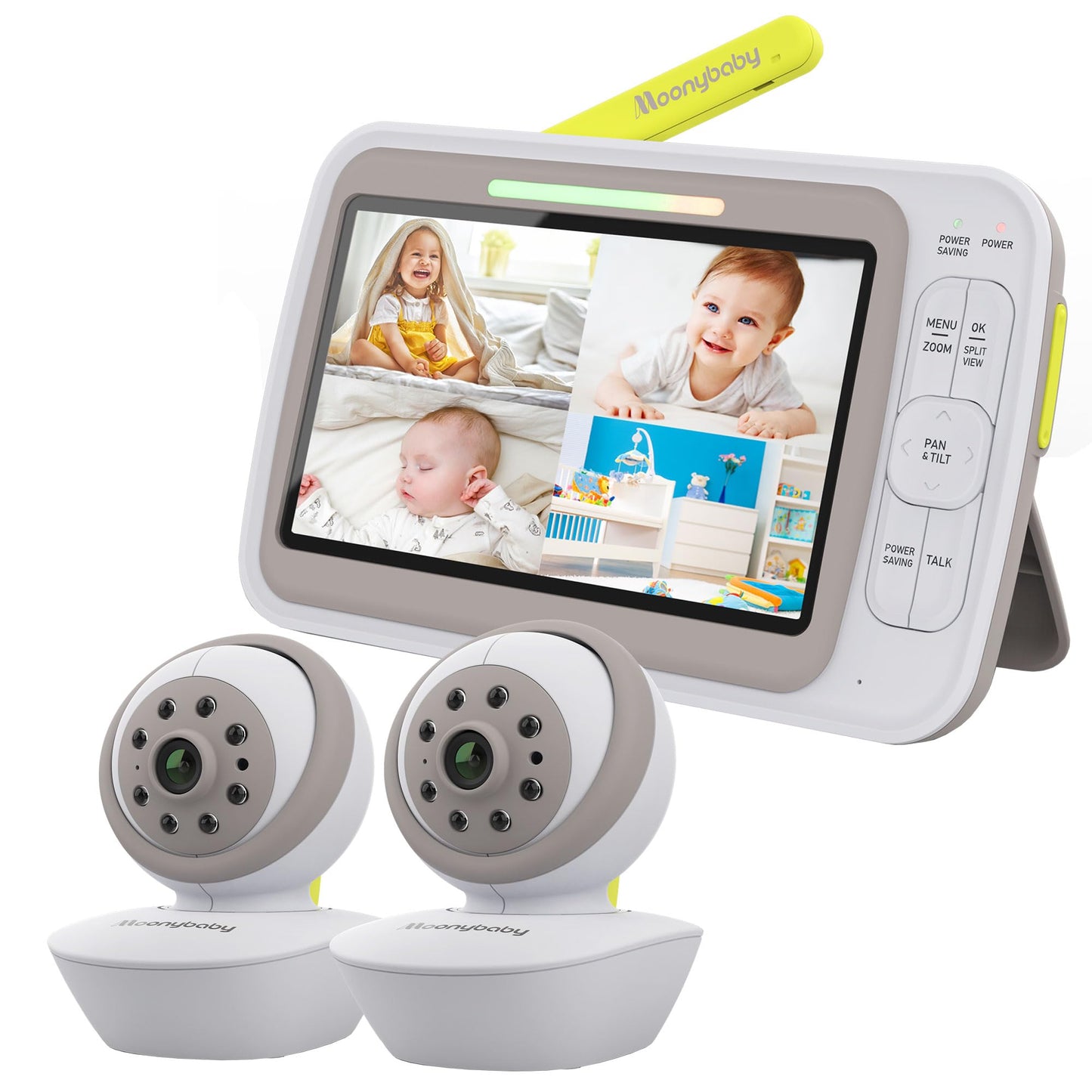 Moonybaby Split 60 Add-On Camera, Only For Handheld Monitor'S S/N Number Start With 18