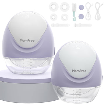 Hands Free Breast Pump:Wearable Breast Pump Portable With 3 Modes/9 Levels/Led Display - Low Noise,For 25/21/17Mm Silicone Cushi