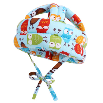 Simplicity Baby Safety Helmet Toddler Head Protection Cap Adjustable, Blue Owl