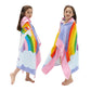 Bangsaur Kids Hooded Beach Towels, 100% Cotton 50X30 Inches Bath Pool Swiming Towel Wrap, Toddlers Girls 3-12 Years Coverup Rain