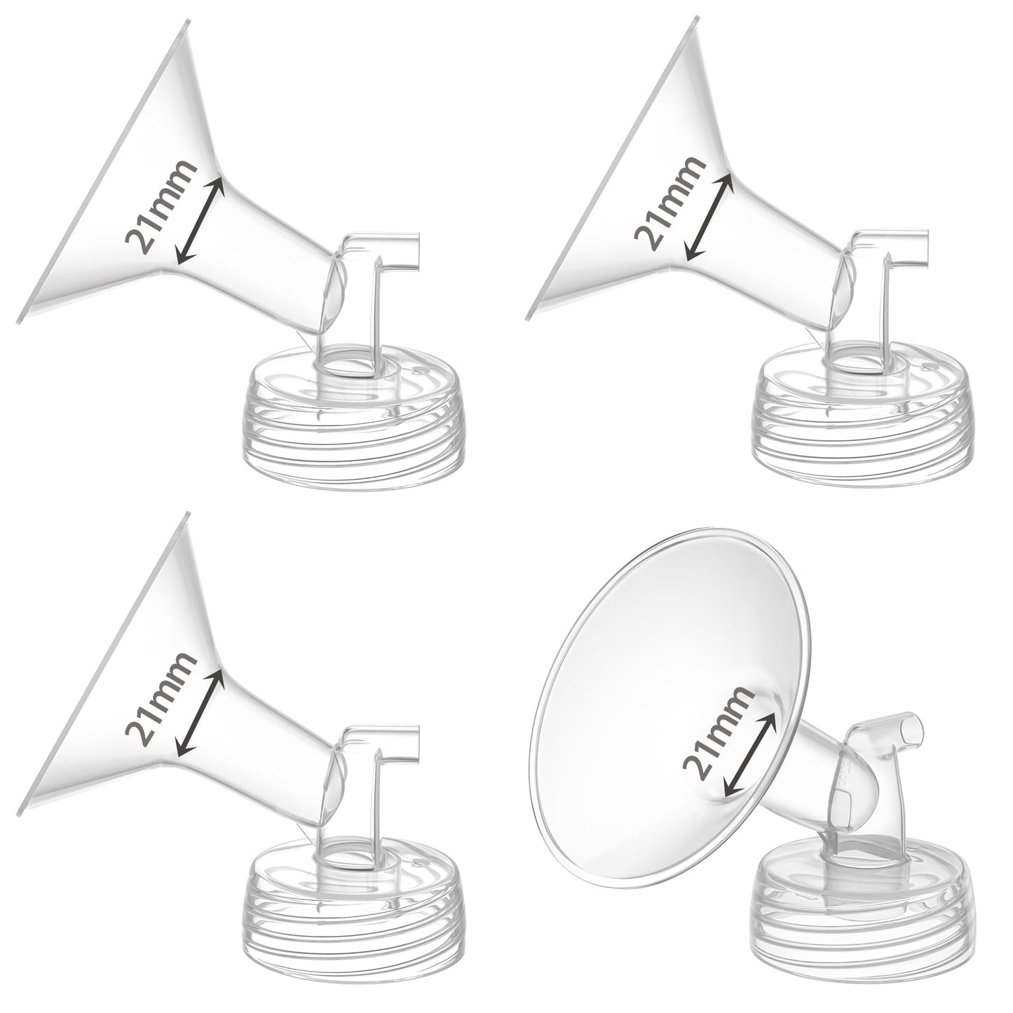 Tovvild Breast Pump Parts For Spectra S1 S2, Replacement Pump Parts 21 Mm Flange Compatible With Motif Luna/Amada Mya, For Spect