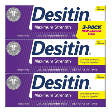 Desitin Baby Diaper Rash Maximum Strength Original Paste 4.8 Oz. (6 Pack)
