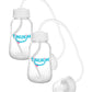 Tinukim Ifeed 4 Ounce Self Feeding Baby Bottle With Tube - Handless Anti-Colic Nursing System, White - 2-Pack