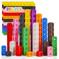 QUYSK Set of 200 Kids Linking Cubes for Math, STEM Connecting Cubes Math Manipulatives Kids Counting Blocks for Classroom Learni