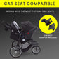 Jeep Cross-Country Sport Plus Jogging Stroller By Delta Children, Charcoal Galaxy