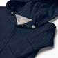Honestbaby Baby Boys Organic Cotton Matelasse Snap-Front Hooded Jacket Cardigan Sweater, Dark Navy, 3-6 Months Us