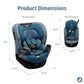 Maxi-Cosi Emme 360 Rotating Convertible Car Seat In Pacific Wonder'