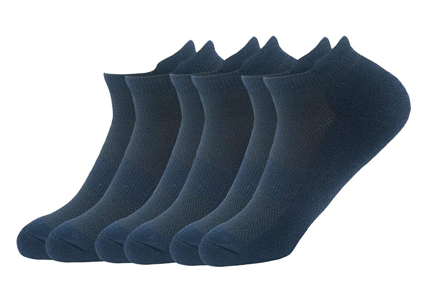 Prime Deal MenS Bamboo Socks Ankle Length Soft & SweatWicking, Cushioned Sole With AntiBacterial Finish (Ind/Uk 711 Shoe Siz