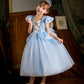 Hulaha Girls Princess Fancy Dress Kids Halloween Cosplay Dress Up Costume Sets For Cinderella4-5Years