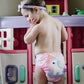 babygoal Boy Cloth Diapers Pack of 13, Baby Reusable Washable Pocket Nappy, 6pcs Diapers+6pcs Rayon from Bamboo Inserts+Wet Bag