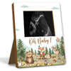ALodr Woodland Baby Shower Decorations, Woodland Baby Shower Sign Picture Frame, Wild Animal Party Decor for Gender Reveal, Preg