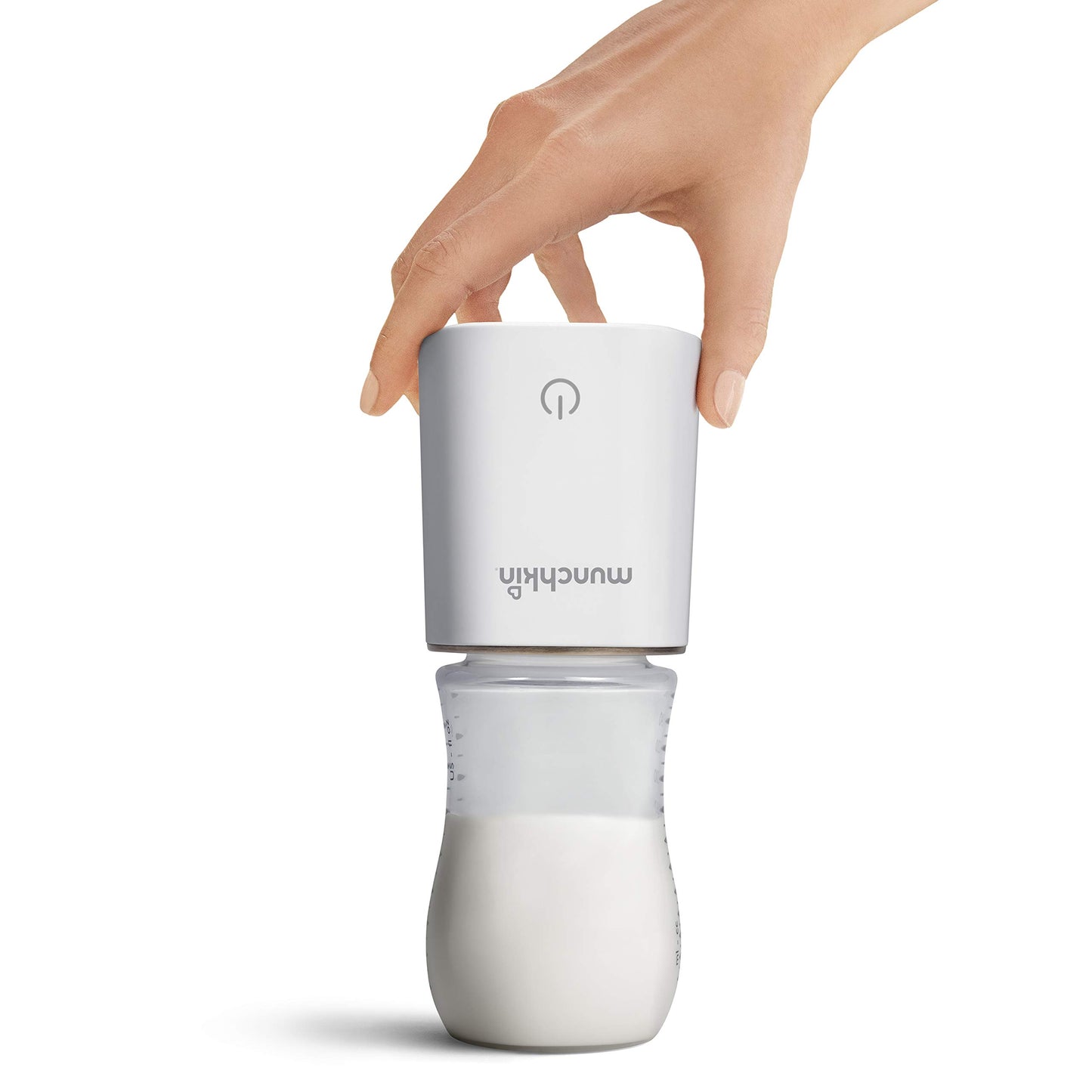 Munchkin 98 Digital Bottle Warmer (Plug-in) with Four Adapters - Fits Most Baby Bottles, White, 1 Count (Pack of 1)