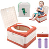 Fabulas Portable Potty For Toddler Travel, Foldable Travel Potty Training Toilet Seat For Kids Boys Girls, Emergency Mobile Toil