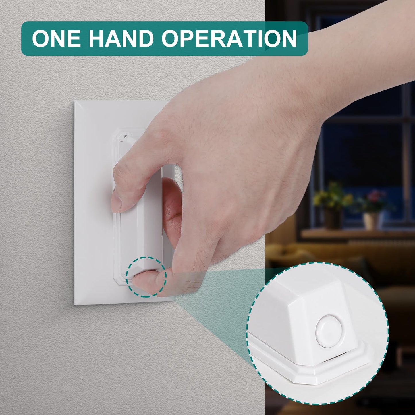 Clymene Light Switch Cover Guard, Child Proof Wall Switch Cover Keeps Your Lights Or Switches From Getting Accidentally Turned O