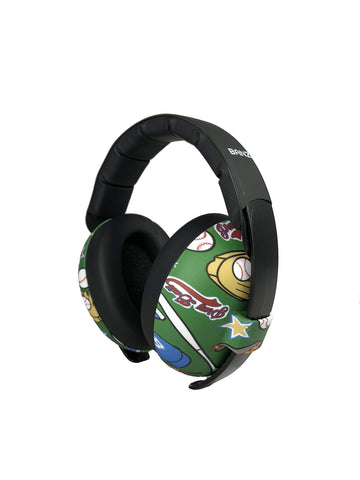 Banz Earmuffs Infant Hearing Protection - Ages 0-2 Years (Baseball)