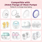 Flange Sizing Kit Upgrade, 10Pcs 13/15/17/19/21Mm Flange Inserts, Compatible With Most 24Mm Wearable Breast Pumps From Medela/Sp