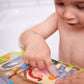 HABA Animal Wash Day - Magic Bath Book - Wipe with Warm Water and the Muddy Pages Come Clean
