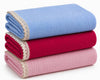 Varniya Lifestyles | 100% Organic Crinkled Muslin Cotton Baby Swaddle  UltraSoft, Hypoallergenic | 120100 cm | Blue,Cranberry,