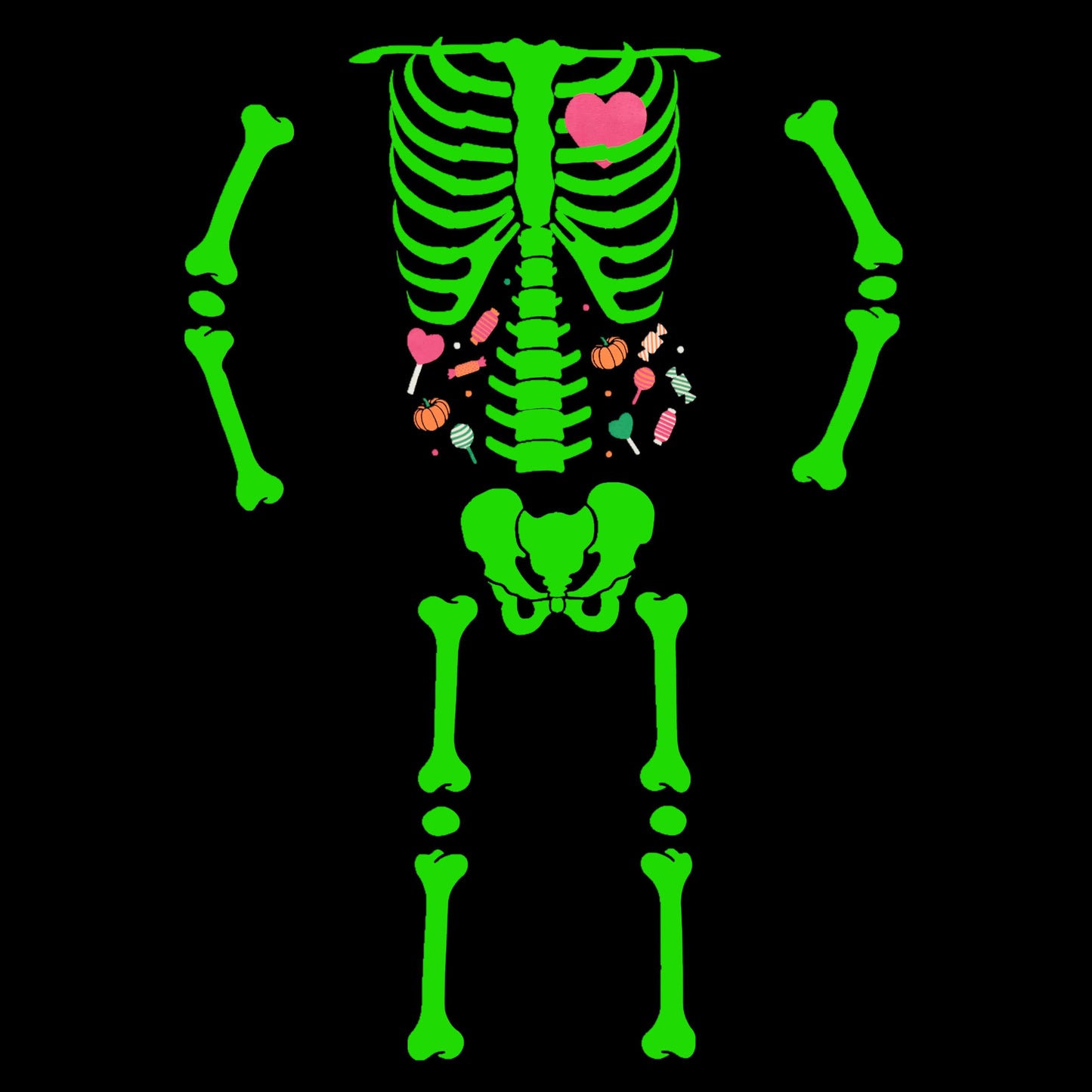 Popshion Halloween Pajamas Set For Toddler Girls Long Sleeve Funny 2 Piece Clothes Kids Skeleton Glow In The Dark Pjs Sleepwear