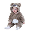 Tonwhar Unisex Baby Animal Halloween Costume Kid'S And Toddler'S Autumn Winter Outfits Jumpsuit(4-5 T,Koala)