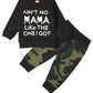 Tuemos Toddler Baby Boy Clothes Funny Letter Long Sleeve Hoodie Sweatsuit Top And Pants 2Pcs Winter Outfits Set, Green-T, 18-24