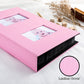 Ywlake Baby Girl Photo Album 4X6 300 Pocket Pictures, Leather Cover Newborn Shower Girl Bebe Album Holds 300 Horizontal Pictures