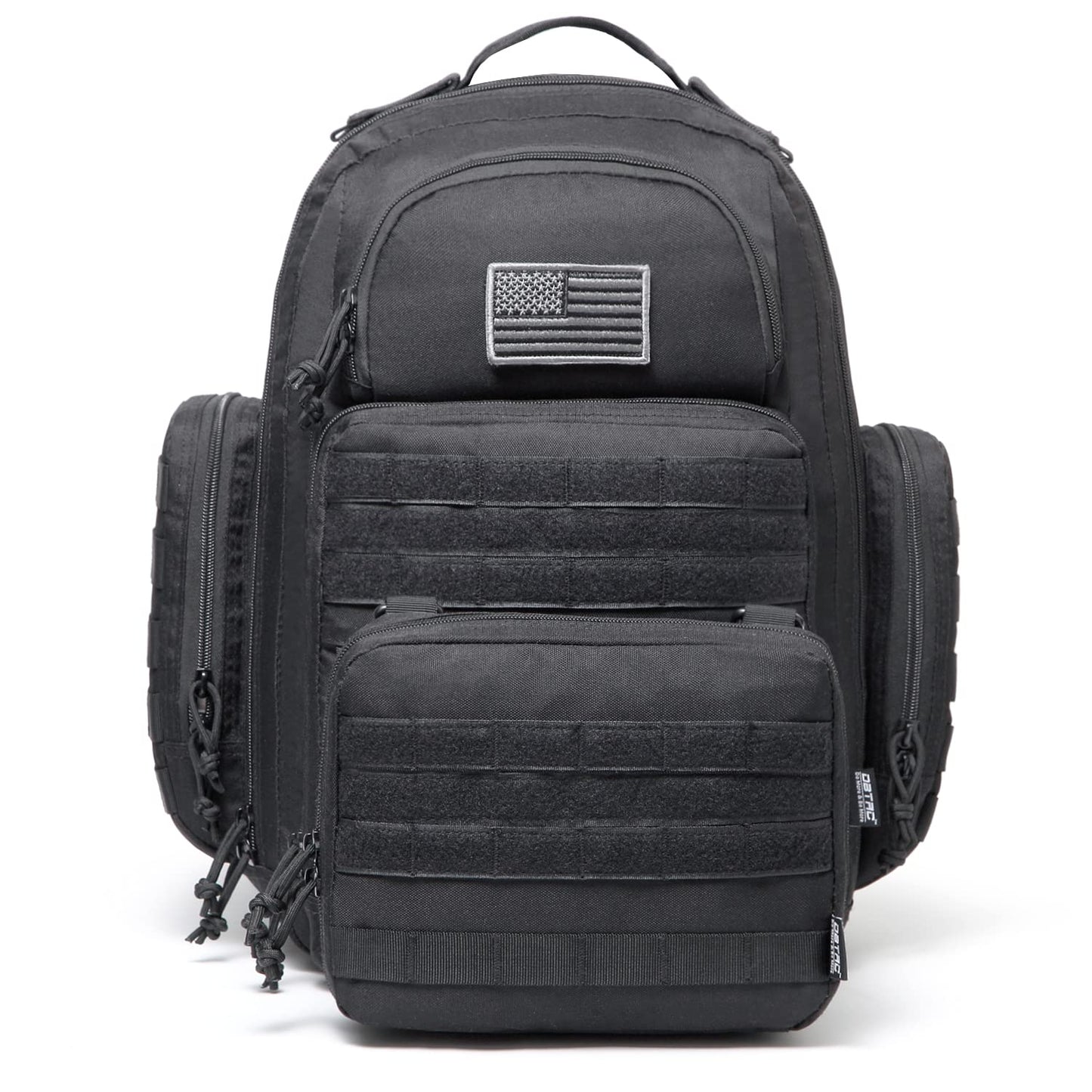 Diaper Bag Backpack For Dad, Dbtac Large Baby Nappy Bag For Men W/Changing Mat, Insulated+Wipe Pockets, Stroller Straps, Black