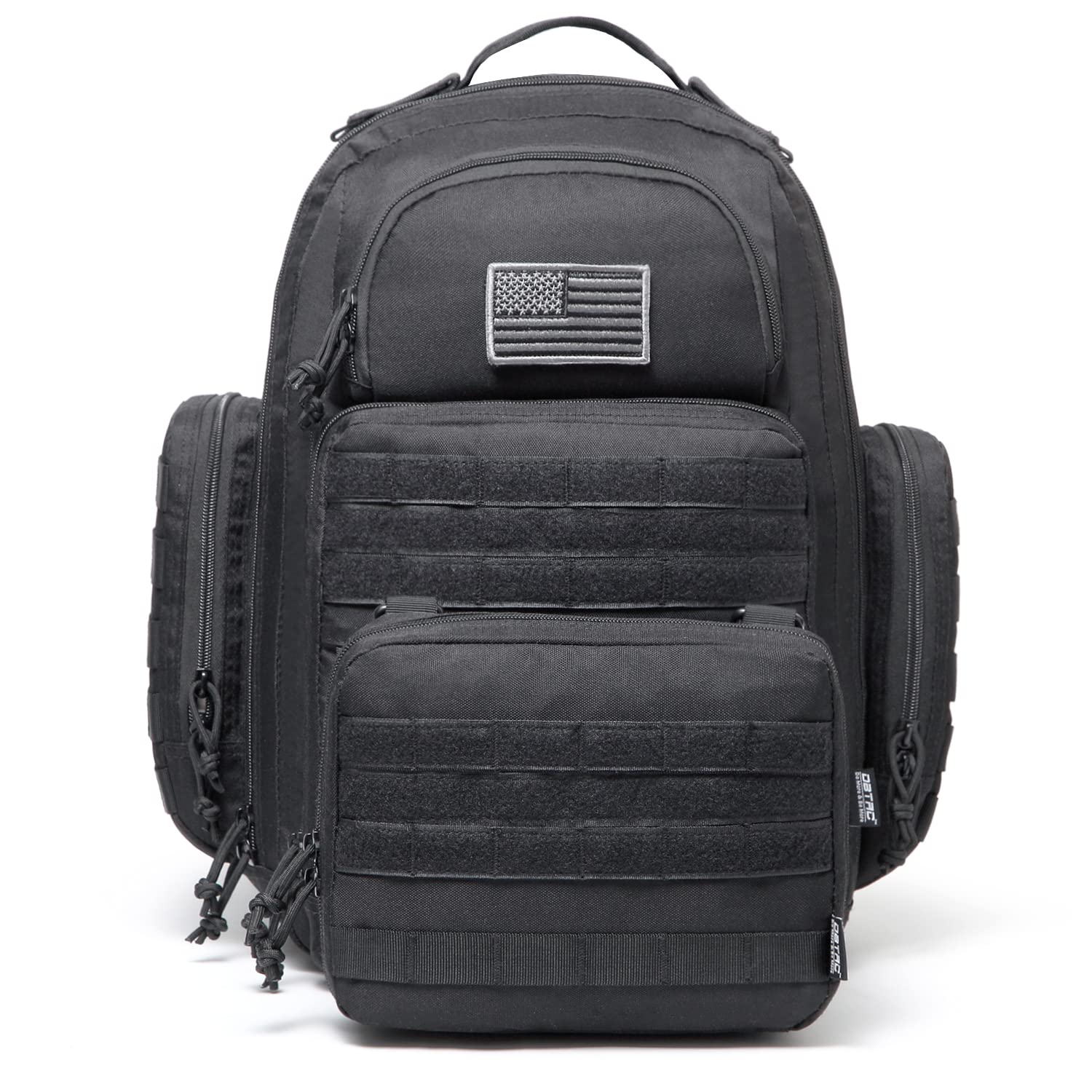 Diaper Bag Backpack For Dad, Dbtac Large Baby Nappy Bag For Men W/Changing Mat, Insulated+Wipe Pockets, Stroller Straps, Black