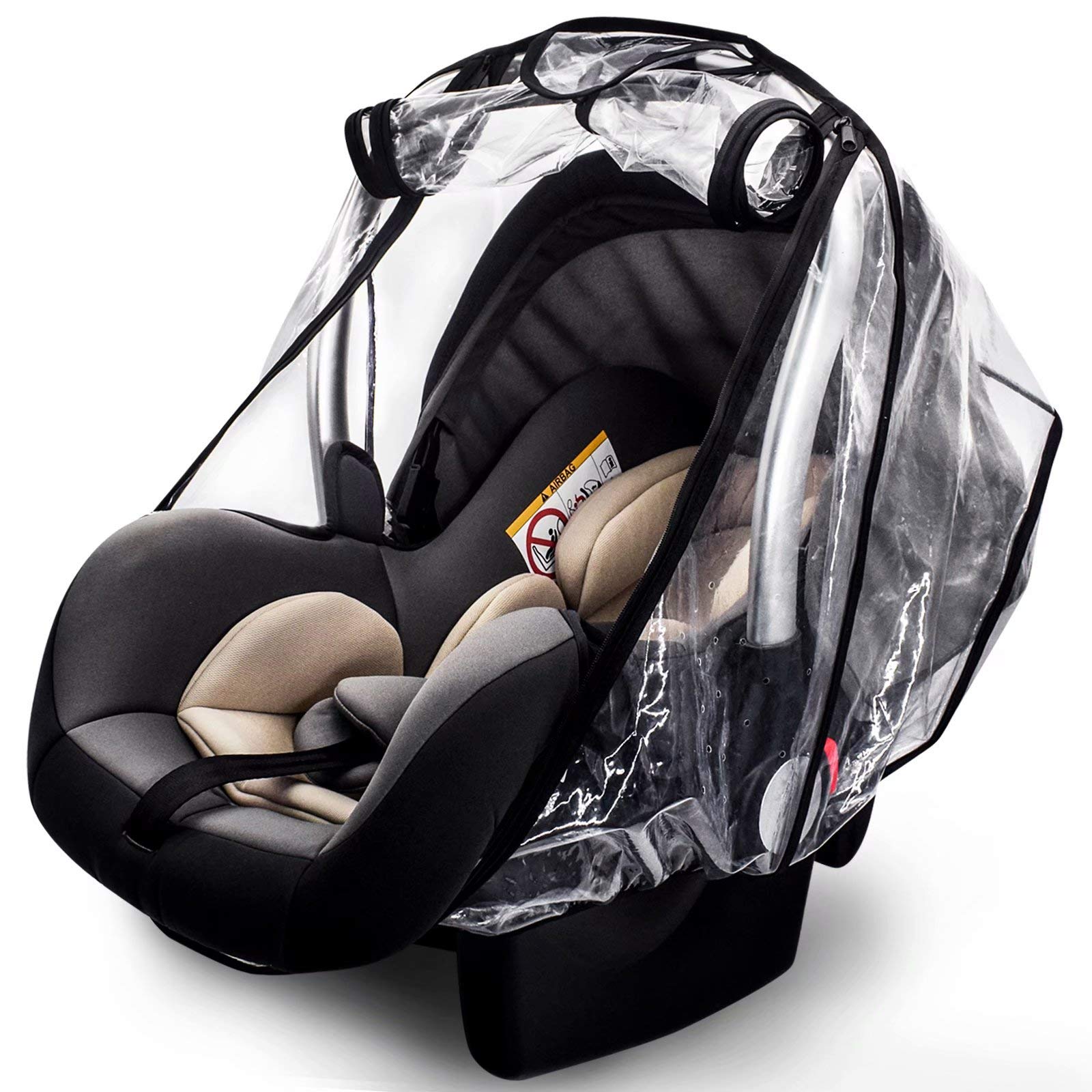 Car Seat Rain Cover,Food Grade Eva,Universal Car Seat Rain,Waterproof, Windproof Protection,Protect From Dust Snow,Rain Cover Fe