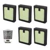 5Pcs Hepa Filter Replacement Compatible With Baby Brezza Bottle Dryer Advanced And Baby Brezza Bottle Washer Pro