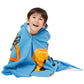 Gealaek Hooded Towel For Toddlers 5-12 Years Boys Girls Kids Bath Pool Beach Towel Wrap Extra Large Soft Absorbent Beach Poncho(